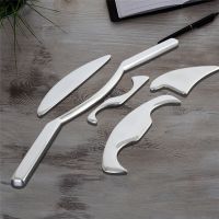 ✵ Stainless Steel Scraping Set Gua Sha Scraper Myofascial Knife Muscle Relax For Face Neck Back Body Acupuncture Pressure Therapy