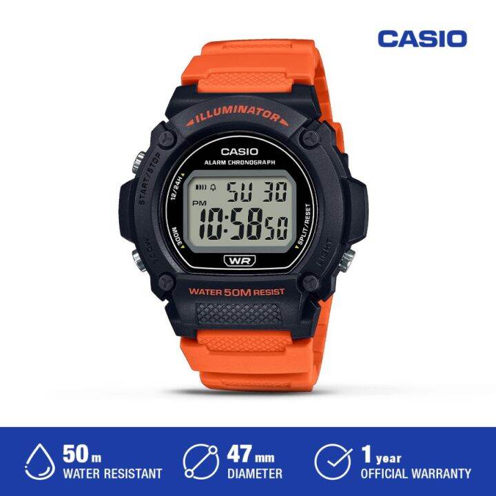 Jam Tangan Casio Pria Digital Original W219H4AVDF Lazada Indonesia