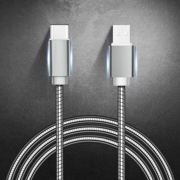 chaunceybi-heavy-duty-metal-braided-usb-charger-cable-for-7-type-c-note-9-s10-s9-s8-data