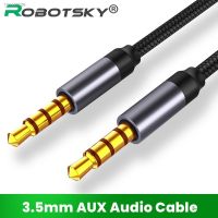 ✖♣❦ 3.5mm AUX Extension Cable 3.5mm Jack male to male Audio Cable for Speaker Headphones Car for Xiaomi Redmi 5 plus AUX Cord 1/2/3M