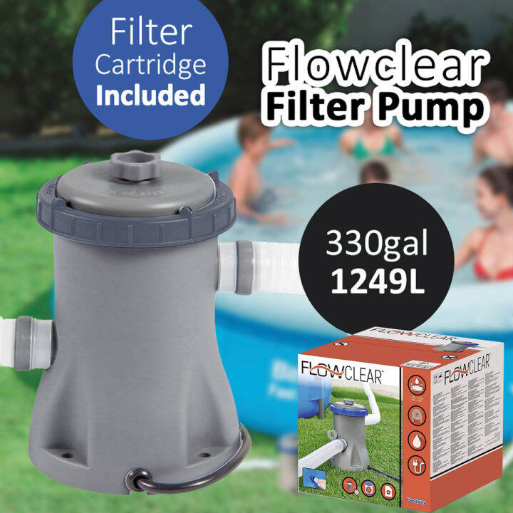 Bestway Water Filter Pump 58381 Pools Pump Flowclear 330Gal Filter For