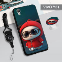 สำหรับ VIVO Y31 2016/Y31A/Y35/Y37/Y51/Y53/1606เคสซิลิโคนนิ่มพร้อมห่วงและเชือก