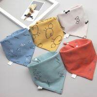 【YD】 5 pcs/lot Baby Bibs Cotton  Cartoon Print Saliva Boys Feeding Apron Bandana