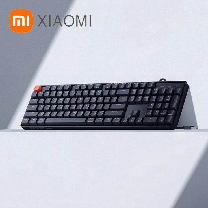 ♈ Xiaomi Mi Mechanical Keyboard Wired 104 Full Keys Support Win/Mac OS ...