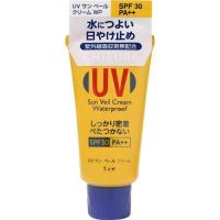 UV SUN VEIL CREAM WATERPROOF SPF30 PA++ ครีมกันแดด ยูวี ซัน เวล ครีม วอเตอร์พรูฟ เอสพีเอฟ30 พีเอ++ 50g 4974972248912