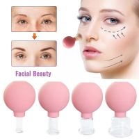 ZZOOI Rubber Vacuum Cupping Massage Facial Suction Cups Anti Cellulite Cans Face Massage Vacuum Jar Anti-Wrinkle Therapy Cupping Jars Makeup Brushes &amp; Sets