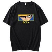 เสื้อยืดลําลอง ผ้าฝ้าย 100% แขนสั้น คอกลม พิมพ์ลาย Roronoa Zoro ทรงหลวม แฟชั่นฤดูร้อน สําหรับผู้ชาย และผู้หญิงS-5XL  ZQ52