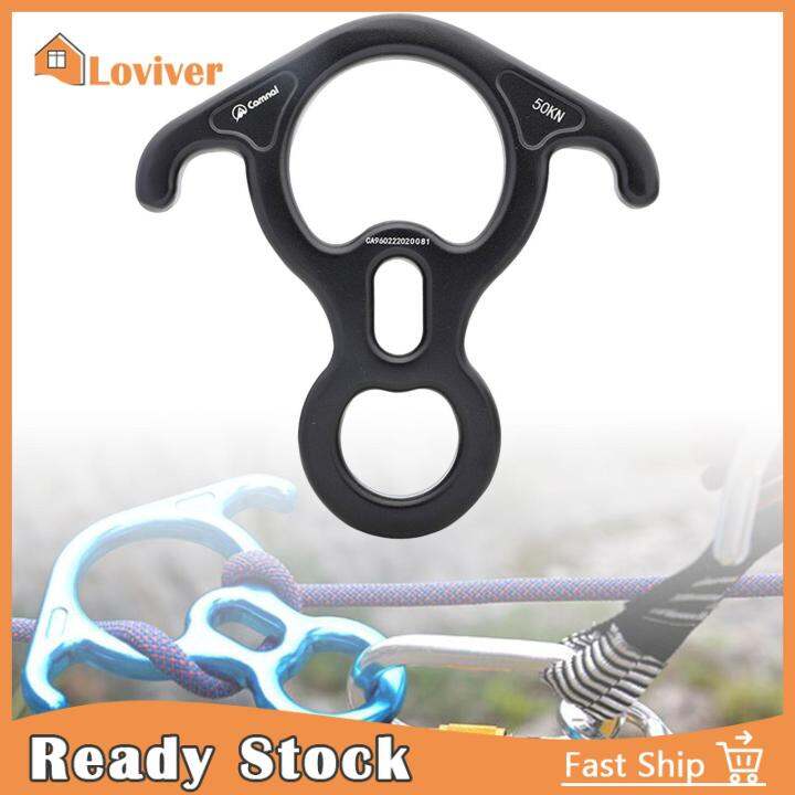 Loviver 50kN 11000 Lbf Rescue Figure 8 Descender Large for Rope Rappel