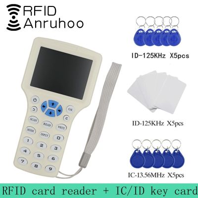 【CW】 English 10 IC/ID Frequency Access Card Reader NFC Encryption UID Chip Duplicator Copier