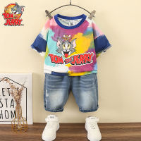 Boys summer short sleeve suit 2023 new fashionable handsome baby trendy boy Korean style summer clothes thin