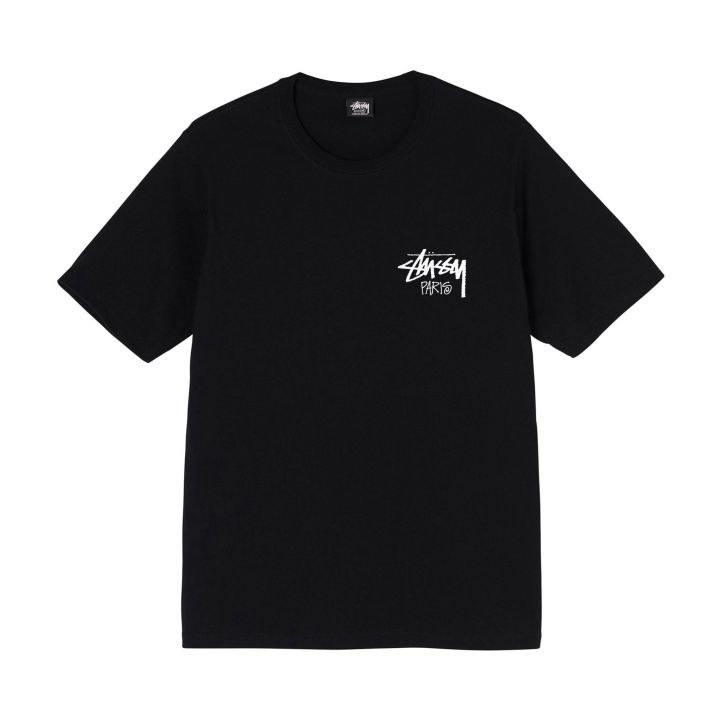 us-เสื้อยืดสตรีทผู้ชายตามสมัยนิยมและหญิงคู่หลวมแขนสั้นแบรนด์-stussy