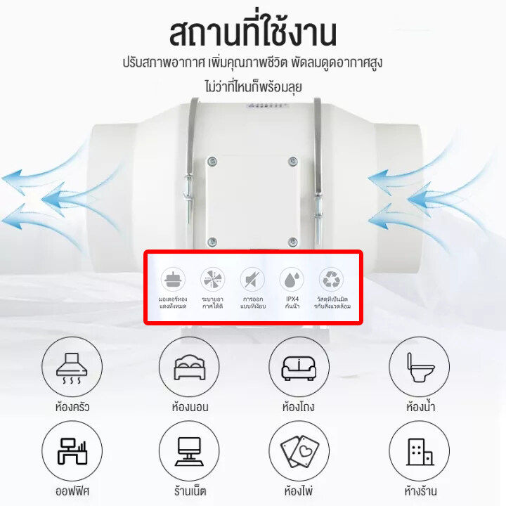 จัดส่งจากกรุงเทพฯ-toshiba-พัดลมระบายอากาศ-พร้อมสวิตซ์-2800-หมุนต่อนาท-เสียงเงียบ-4-นิ้ว-6-นิ้ว-8-นิ้ว-เสียงเงียบ-พัดลมดูดอากาศ-พัดลมห้องครัว-พัดลมระบายอากศ-พัดดูดอากาศ-พัดลมดูดควันไฟ-พัดลมดูดควัน-พัดล