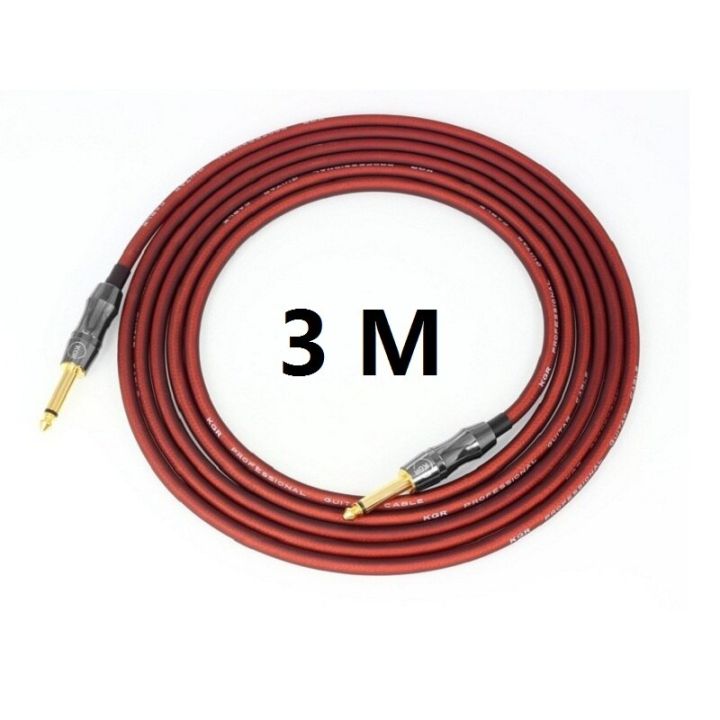 ：《》{“】= KGR 20AWG Electric Guitar Bass Audio Cable Connector Straight To Right Angle Plug Instrument Noise Reduction Shield Guitar Cable