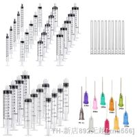 hot【DT】❇▦▬  1 Set 1/3/5/10ml With 14-25Ga 1.5  Blunt Needle Dispense Needles And Cap  Luer Syringe Mixing