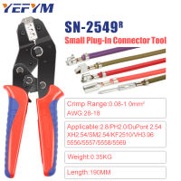 YEFYM AWG28-18 SN-2549 (0.08-1.0mm ²) Ratcheting Wire Crimping Tools ForPH2.54Dupont 2.542.83.03.964.8KF2510JST Terminal