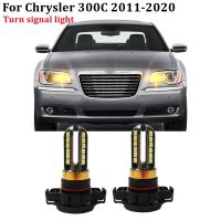 หลอดไฟสัญญาณเลี้ยว LED รถยนต์2X Canbus สำหรับ Chrysler 300C 2011 + ข้อผิดพลาดรถฟรีอุปกรณ์เสริมหลอดไฟสัญญาณไฟเลี้ยวหน้า