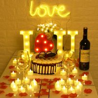 [COD] candlelight dinner props birthday decoration confession proposal creative layout supplies Qixi