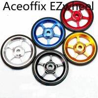 1 pair Bicycle Easywheel For brompton Folding Bike Aluminum Alloy Super Lightweight Easy Wheels Titanium bolts 22g/pcs