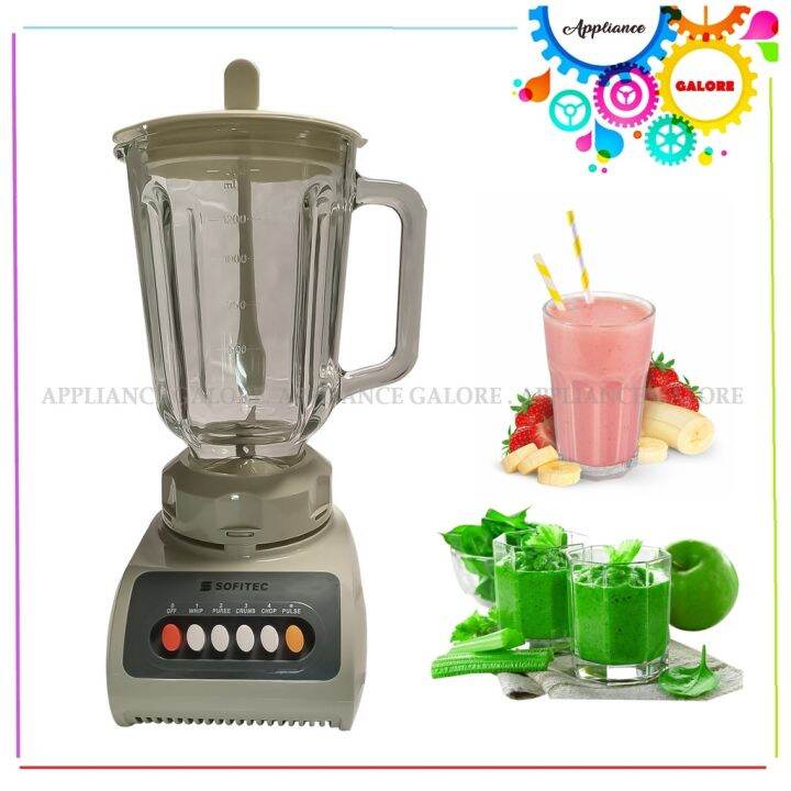 COD Blender Glass Pitcher with Cover and 1.5L SFB9225 Lazada PH