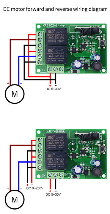 รีโมท-2-ปุ่ม-รีโมท-rf-433mhz-ควบคุมรีเลย์-2-ช่อง-dc-5-30v-12v-24v-รีโมทควบคุม-รีโมทเปิดปิดไฟ-รีโมทประตู-รีโมทพัดลม-กลับทางหมุนมอเตอร์-2-button-remote-relay-2-ch