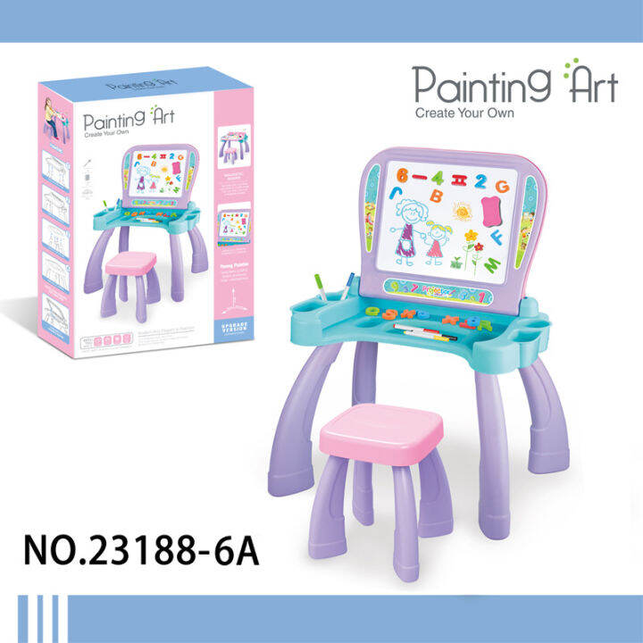 Kids Table Folding Learning Painting Board Lazada PH