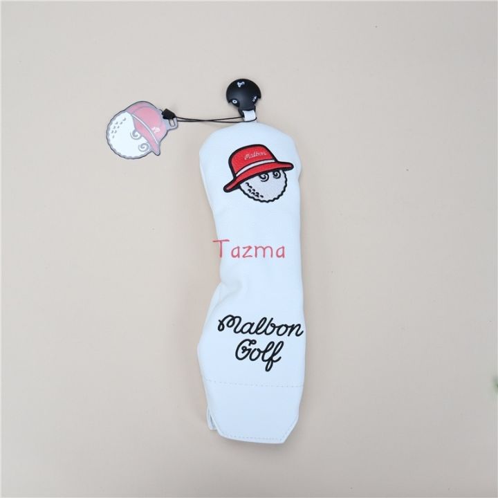 malbon-fisherman-hat-golf-club-driver-fairway-woods-hybrid-putter-and-mallet-putter-headcover-sports-golf-club-accessories-equipment-free-shipping