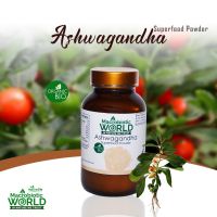 ?Organic?  Ash_wagan_dha Powder India- ผvโสม อินเดีย 100g