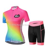 ☼ 【READY STOCK】Weimostar Women Bicycle Cycling Shorts Set Gel Pad Mountain Bike Riding Clothes MTB Road Bike Cycling Kits Bike Riding Jersey Set Casual Women Cycling Clothing