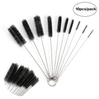 1PC Nylon Straw Brush Cleaner Bottle Tube Pipe Small Long Cup Kitchen Bath Home Cleaning 10Pcs Set Reusable Bottle Clean Brush Cleaning Tools