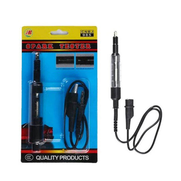 【Ready Stock】Adjustable Car Spark Range Test Spark Plugs Tester Wires