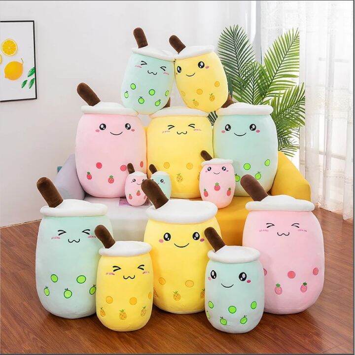 asm-bubble-tea-plush-doll-24-35-50-70cm-bubble-tea-plush-toy-stuffed-boba-plush-pillow-food-milk-tea-soft-doll-boba-fruit-tea-cup-with-smiling-face