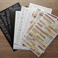 【YF】♧▧  English Phrase Collage Material Paper Junk Planner Sticker Scrapbooking Photo Album