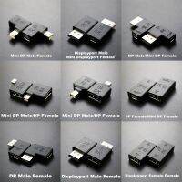 Displayport 1.4V To Mini DP Adapter Right Angled DP 8k/60Hz 4k 2K/165Hz Pass Through 90 Degree Angle Displayport 1.4 Converter