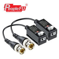 Video Balun ตัวแปลงสัญญาณรองรับระบบกล้องสัญญาณ AHD/HDCVI/TVI มีระบบป้องกันไฟกระชากและระบบป้องกันสัญญาณรบกวน รุ่นFu 501 Video Balun