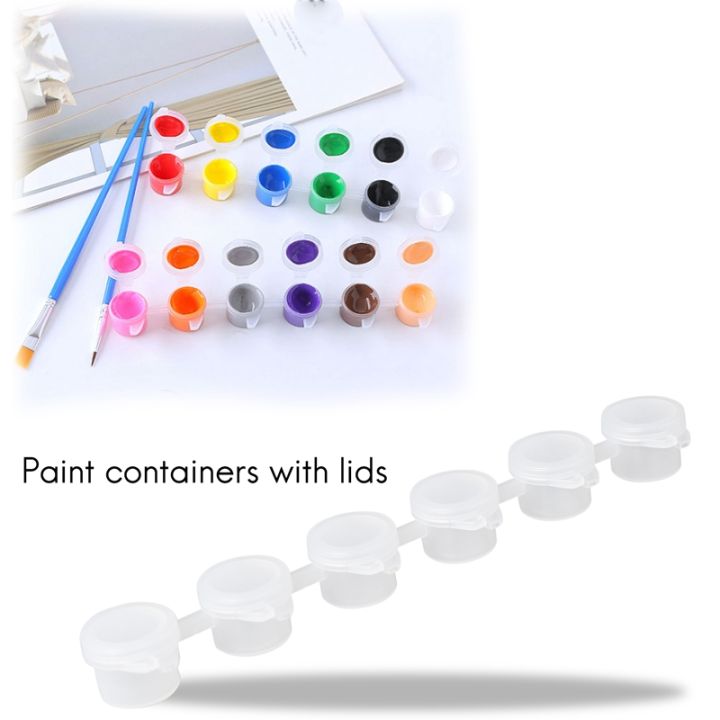 50-strips-empty-paint-strips-paint-cup-pots-clear-storage-paint-containers-mini-painting-cup-pot-3ml-0-1-oz