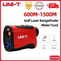 UNI-T Teslecopeเลเซอร์วัดระยะทางUNI-T LM600 LM800 LM1000 LM1200 LM1500กล้องโทรทรรศน์ตาเดียวการล่าสัตว์กลางแจ้งความเร็วทดสอบLase