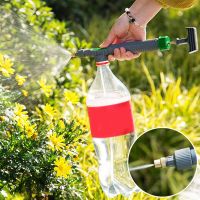 New High Pressure Air Pump Manual Sprayer Portable Waterer Adjustable Drink Bottle Spray Head Nozzle Garden Watering Tool Plant