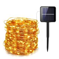 21M RF Control LEDS ไฟสตริงพลังงานแสงอาทิตย์กลางแจ้ง Fairy Holiday Christmas Party Garland Solar Garden Waterproof Strip