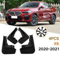 4ชิ้นสำหรับ BMW X6 GO6 2020 2021 M Udguards พิทักษ์โคลนพนังยามสาดอุปกรณ์เสริมในรถยนต์อัตโนมัติ Styline Mudflaps ด้านหน้าด้านหลัง