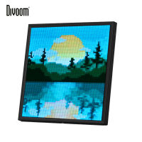 Divoom Pixoo-64กรอบรูปดิจิตอลที่มี64*64พิกเซลศิลปะ LED รูปภาพคณะกรรมการการแสดงผลอิเล็กทรอนิกส์,แสงนีออนเข้าสู่ระบบตกแต่งบ้าน