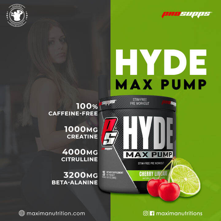 เครื่องดื่มสำเร็จรูป-ก่อนออกกำลังกาย-prosupps-hyde-max-pump