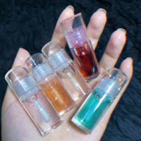 Clear Fashion Crystal Jelly Moisturizing Lip Oil Plumping Lip Gloss Sexy Plump Lip Glow Oil Tinted Lip Plumper Makeup Comestics