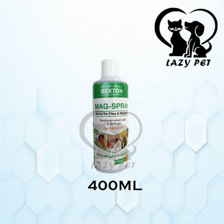 Bexton MagSpray for Flies & Maggots / Herbal Maggot Wound Spray 400ML