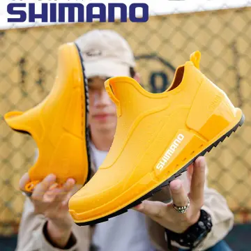 2022 Shimano Waterproof Fishing Shoes Winter Men's Outdoor Non-slip Hiking  Shoes Shaxi Fishing Rain Boots Garden Work Shoes