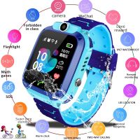 Hotrechildren Smartwatch นักเรียนนาฬิกา SOS ศัพท์ซิมการ์ด Photo Kids Watch Q12 Location Tracker ของขวัญกันน้ำสำหรับเด็กผู้หญิง Ban