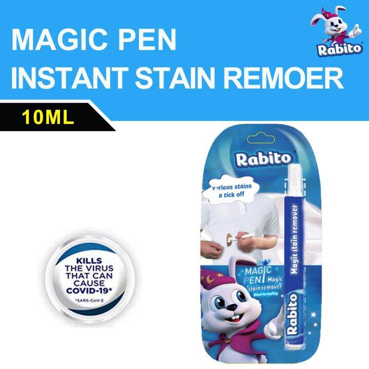 Rabito Instant Stain Remover Pen Portable magic stain remover stick