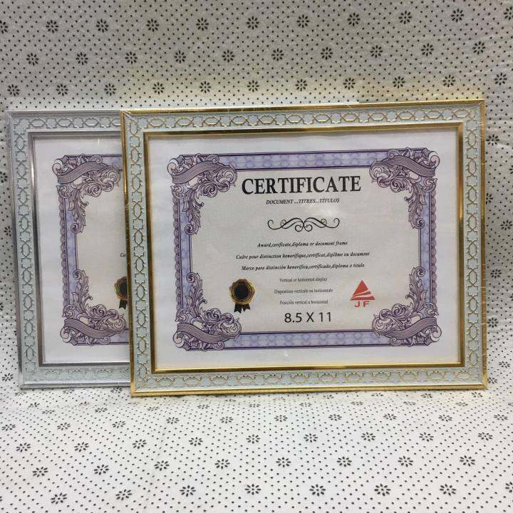 PVC CERTIFICATE FRAME SIZE/8.5x11/8x10/A4 inches Photo frame /picture