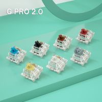 Gateron Pro V2 2.0 Switch 3pin RGB linear Tactile White Yellow Red Silver Brown Switch for mechanical keyboard Pre Lubed