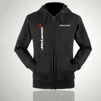 ผู้ชาย Hoodies คลุมด้วยผ้าแขนยาวซิป Mclaren เสื้อสีทึบเสื้อปกติ