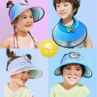 Lemonkid เด็กหมวกดวงอาทิตย์หมวกป้องกันแสงแดดที่มีสีสันสบายระบายอากาศแสงฤดูร้อนหมวก LK2220042ZZ